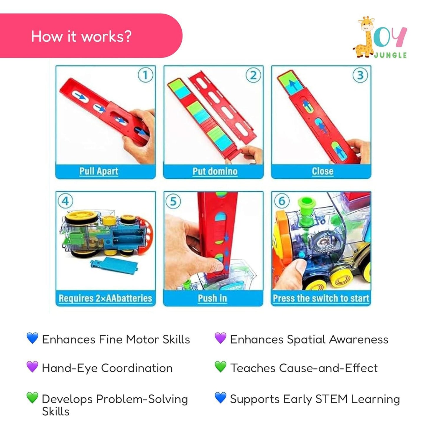 Domino™ Train with Sound – Fun & Brain-Booster for Kids!